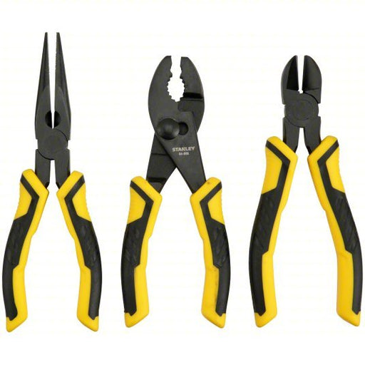 Stanley 84 - 056 Plier Set 3 Pliers, Deluxe Cushion Grip, Manual, 2 - 5 Pliers Range - KVM Tools Inc.KV10D211
