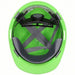 MSA 815565 Hi-Visibility Green, No Graphics, Ratchet (4-Point), Polyethylene, Side-Slots, MSA, V-Gard - KVM Tools Inc.KV10D940