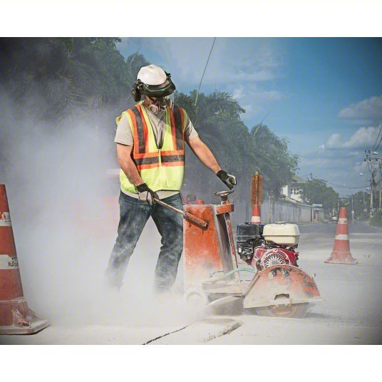 MSA 475358 Hard Hat White, No Graphics, Ratchet (4-Point), Polyethylene, Side-Slots - KVM Tools Inc.KV4LN95