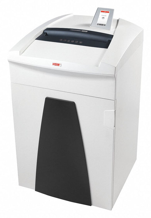 HSM SECURIO P40S Departmental Paper Shredder, Strip-Cut, 58-60 Sheets, Continuous Duty, 40 gal Wastebasket, 120V, White