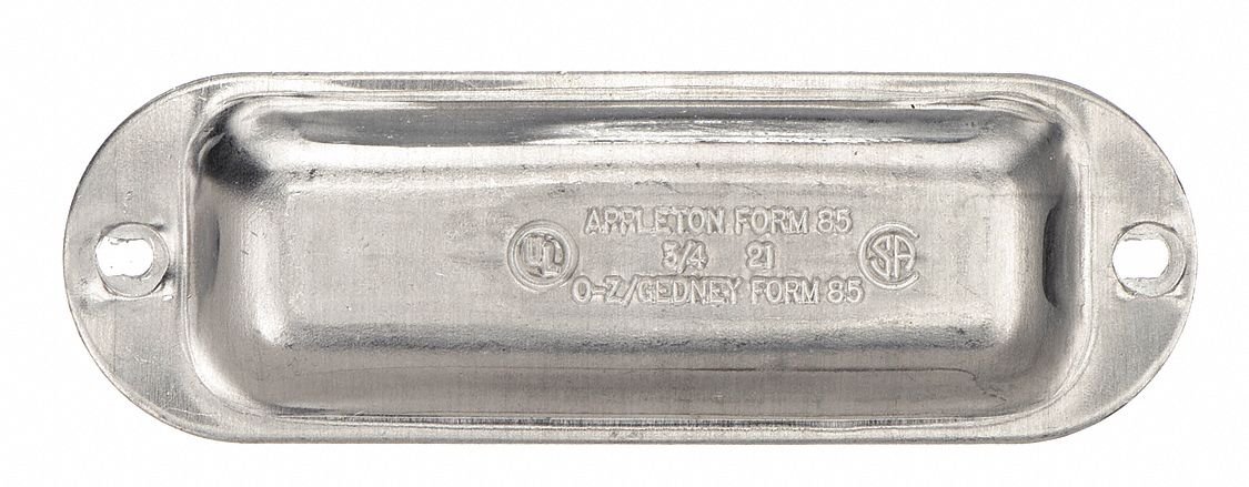 Appleton Electric K250&300-A Covers for Conduit Access Fitting, Aluminum, 2-1/2 in & 3 in Trade Size, Screw In