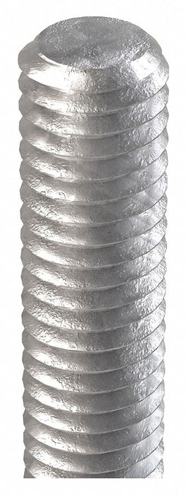 Approved Vendor U20170.050.9999 Fully Threaded Rod, 1/2"-13 Thread Size, 12 ft Lg, Steel, Grade A, Hot-Dipped Galvanized