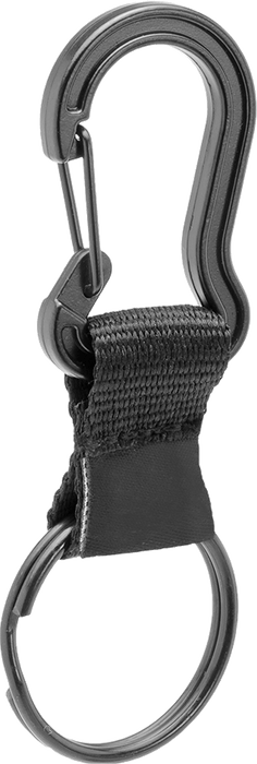 McMaster 11115A19 Key Holder with Carabiner, 4 1/2" Length, 1 1/4" Split Ring