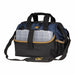 Clc 1139 Tool Bag, 15 in W x 10 in D x 12 in H, Black, Polyester, 23 Pockets, 10 Inside Pockets