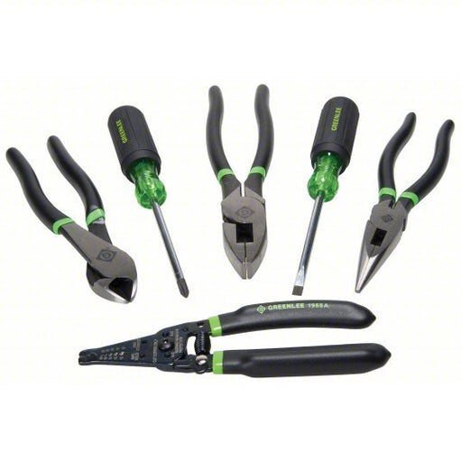 Greenlee 0159 - 36 Electronics Tool Kit 6 Total Pcs, Drivers and Bits/Electrical and Telecom Tools/Pliers - KVM Tools Inc.KV11L581