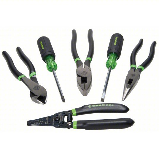 Greenlee 0159 - 36 Electronics Tool Kit 6 Total Pcs, Drivers and Bits/Electrical and Telecom Tools/Pliers - KVM Tools Inc.KV11L581