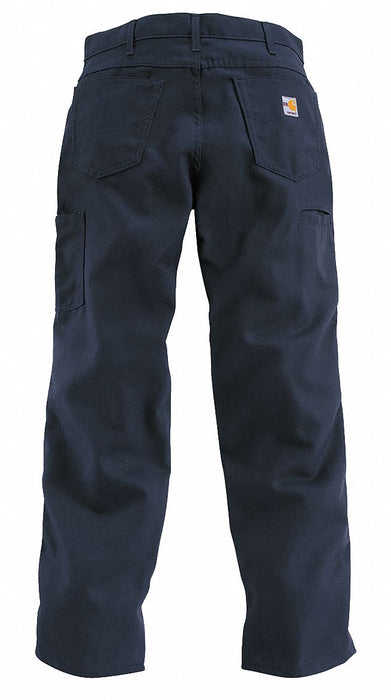 Carhartt FRB159-DNY 38 30 Men's Flame Resistant Pants, 12 cal/sq cm ATPV, 38 in Waist, 30 in Inseam, Dark Navy