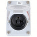 Appleton Electric EFSC275 - 2023GFI GFCI Receptacle: Feed Through, 0.75 in Hub Dia, 5 - 20R, 20 A, 125V AC, 3 Poles, 2 Gangs - KVM Tools Inc.KV11Y387