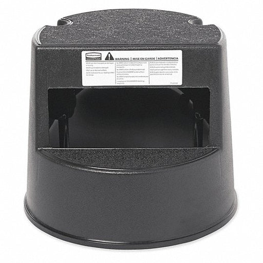 Rubbermaid FG252300BLA Step Stool, 350 lb. Capacity, Plastic, Black