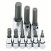 SK Professional Tools 19734 Socket Bit Set 3/8 in_1/2 in Drive Size, 9 Pieces, 9 1/4 in Overall Lg - KVM Tools Inc.KV12D295