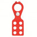 Zing 7106 Lockout Hasp Pry-Resistant Hasp, 1 in Opening Size, Red, 6 Padlocks - KVM Tools Inc.KV12E736