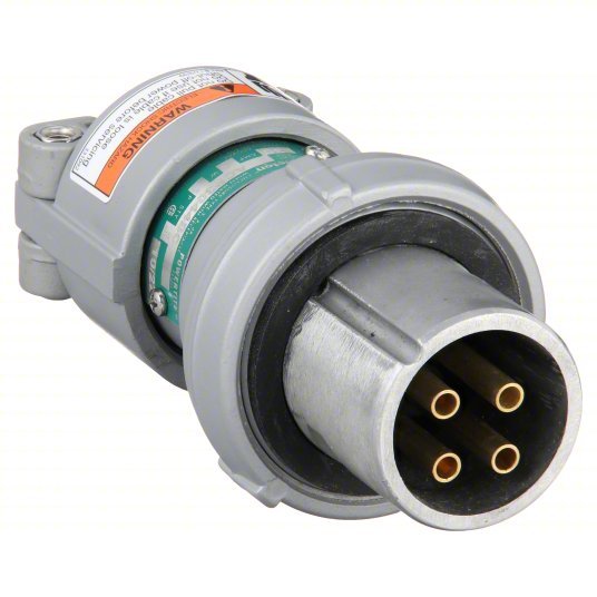 Appleton ACP3034BC Plug 30 A, 600V AC, Style 2 Grounding, 20 hp Horsepower Rating - KVM Tools Inc.KV12G131