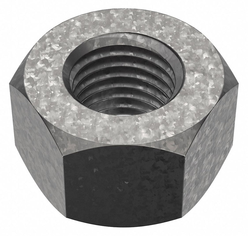 Approved Vendor U22281.100.0001 Hex Nut, Heavy Hex, 1"-8 Thread, 1 5/8 in Hex Wd, 63/64 in Hex Ht, Steel, Grade 2H, Thicker, 5 PK