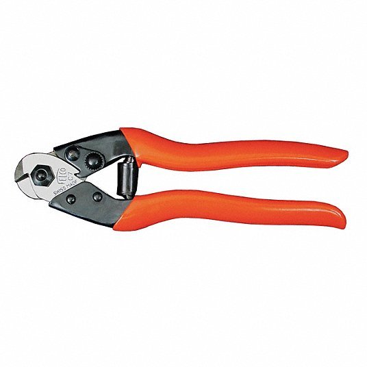 Felco C7 Cable Cutter Shear, For 5/32 in Max Dia Aluminum Electric Cable, 7 1/2 in Overall Lg - KVM Tools Inc.KV12R371