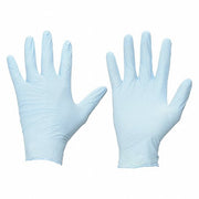 Touchntuff 92-675 Disposable Nitrile Gloves with Textured Fingertips, Nitrile, Powder-Free, XL (10), Blue, 100 Pack - KVM Tools Inc.KV1RL58