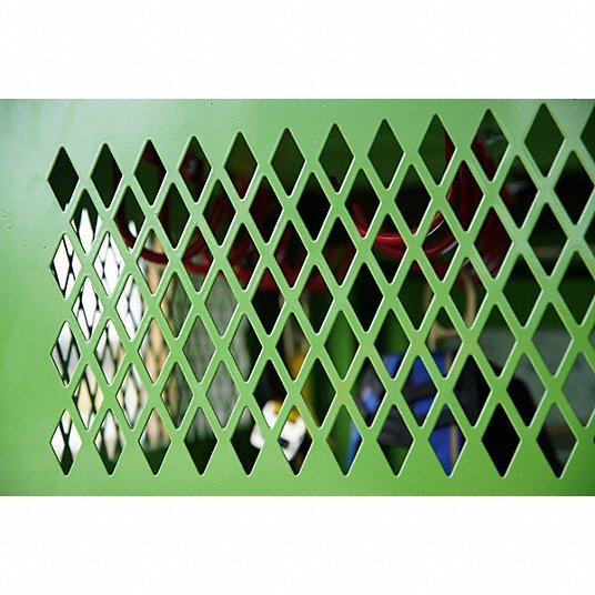 Knaack 139 - SK - 01 - KL Jobsite Cabinet 60 in W x 30 in D x 60 in H, 59.4 cu ft, Proprietary Recessed Padlock, Green - KVM Tools Inc.KV860JV2