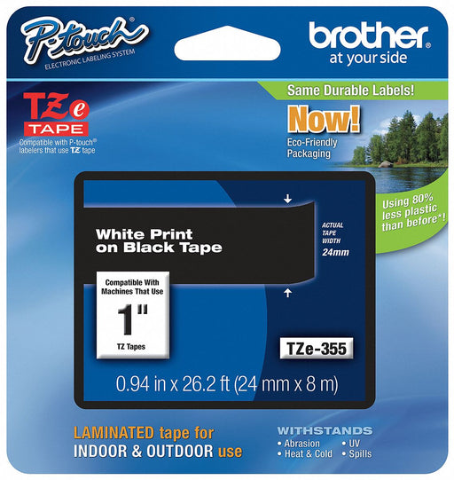 Brother TZe-355 Label and Ribbon Cartridge