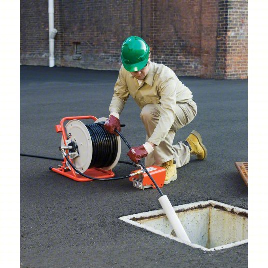 Ridgid 37413/KJ - 3100 Water Jetter Drain Cleaning Machine: Gas - Powered, For 2 in to 10 in Pipe, 3/8 in Hose Dia. - KVM Tools Inc.KV13C596