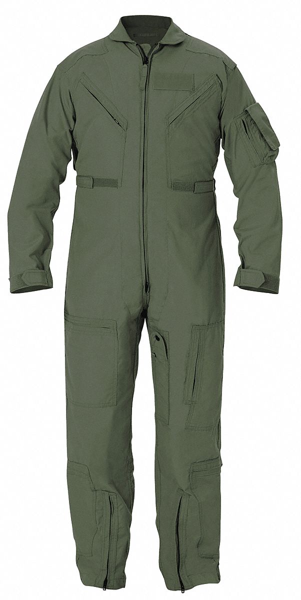 Propper F51154638844R Flight Suit, Nomex, 4.5 oz, 44 Regular, Freedom Green