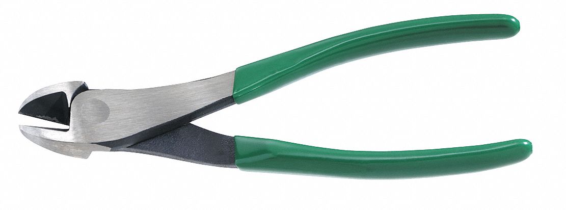 SK Professional Tools 15018 Diagonal Cutting Plier, Flush, Straight, 3/4 in Jaw Lg, 1/2 in Jaw Wd, 8 in Overall Lg, Tether Ready