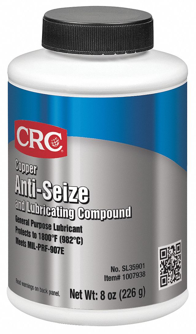 CRC SL35901 Copper Anti-Seize 8 oz Brush-Top Can