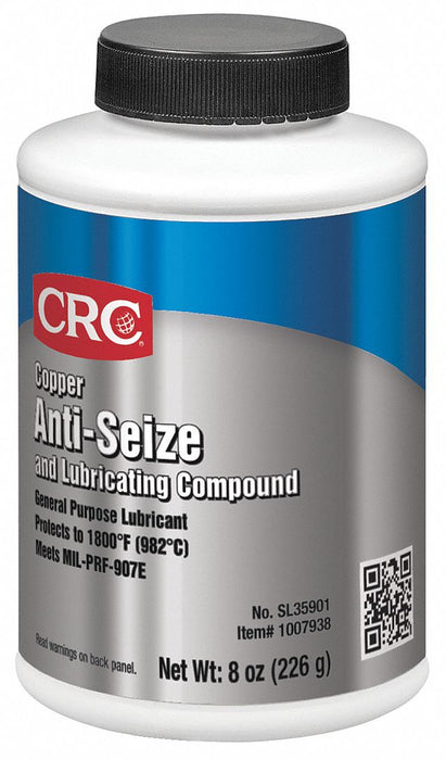 CRC SL35901 Copper Anti-Seize 8 oz Brush-Top Can