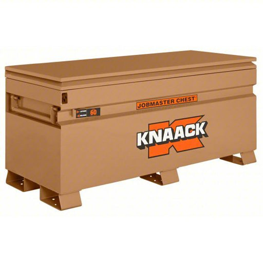 Knaack 60 Jobsite Box 60 in Overall Wd, 24 in Overall Dp, 28 1/4 in Overall Ht, Padlockable, Tan - KVM Tools Inc.KV13R527