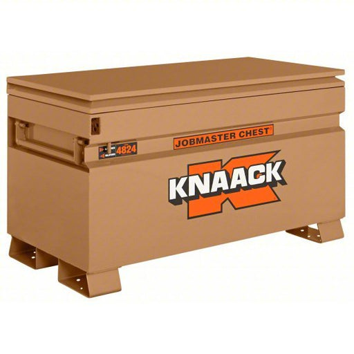 Knaack 4824 Jobsite Box 48 in Overall Wd, 24 in Overall Dp, 28 1/4 in Overall Ht, Padlockable, Tan - KVM Tools Inc.KV13R531