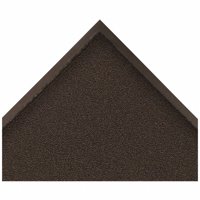 Notrax 141S0046BL Entrance Mat, Loop Pile, Outdoor, Heavy, 4 ft x 6 ft, 3/8 in Thick, Polypropylene, Vinyl, Flat Edge