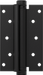 McMaster 1479A46 Mortise - Mount Door Hinge with Nonstd Holes, Square Corners, Black Steel, for 2" Door - KVM Tools Inc.KV1479A46