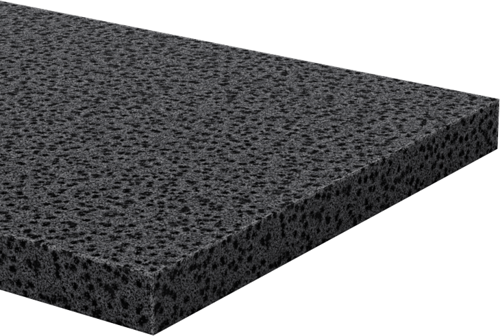 McMaster 1488N704 Oil-Resistant Buna-N Foam Strip with Adhesive-Back, Soft, 2" Wide, 3/16" Thick, 10 Feet Long