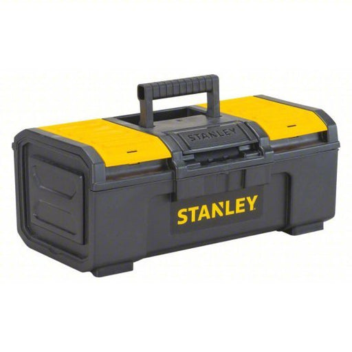 Stanley STST16410 Tool Box 16 in Overall Wd, 8 3/4 in Overall Dp, 6 1/4 in Overall Ht, Padlockable, Black - KVM Tools Inc.KV14C629