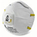 3M 8210V Disposable Respirator Dual, Non - Adj, Metal Nose Clip, Std, White, Universal Mask Size, 10 PK - KVM Tools Inc.KV14F203