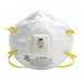3M 8210V Disposable Respirator Dual, Non - Adj, Metal Nose Clip, Std, White, Universal Mask Size, 10 PK - KVM Tools Inc.KV14F203