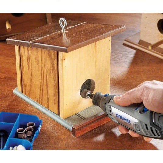 Dremel 3000 - 1/24 Rotary Tool Kit 1.2 A Current, 35,000 RPM Max. Speed, Variable Speed, 1/8 in Collet Size - KVM Tools Inc.KV14H446