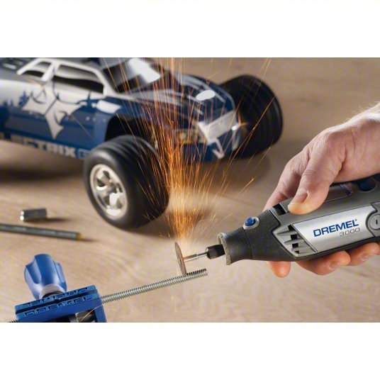 Dremel 3000 - 1/24 Rotary Tool Kit 1.2 A Current, 35,000 RPM Max. Speed, Variable Speed, 1/8 in Collet Size - KVM Tools Inc.KV14H446