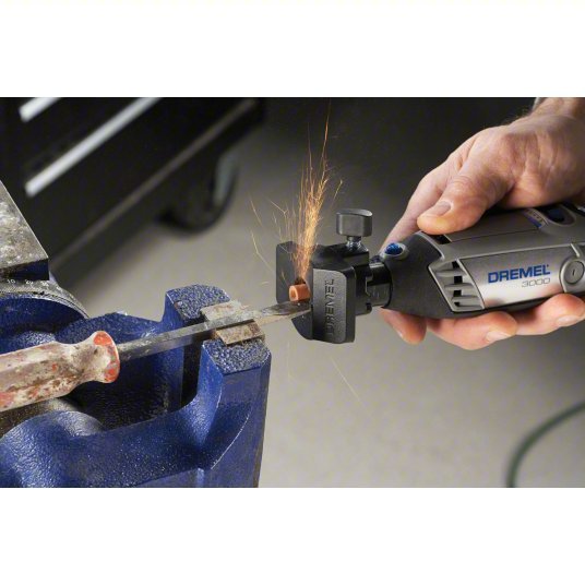Dremel 3000 - 1/24 Rotary Tool Kit 1.2 A Current, 35,000 RPM Max. Speed, Variable Speed, 1/8 in Collet Size - KVM Tools Inc.KV14H446