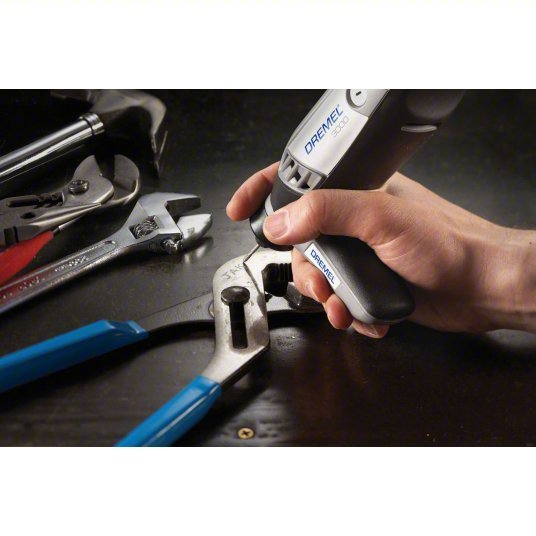 Dremel 3000 - 1/24 Rotary Tool Kit 1.2 A Current, 35,000 RPM Max. Speed, Variable Speed, 1/8 in Collet Size - KVM Tools Inc.KV14H446