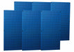 Wall Control 35-P-3296BU Pegboard Panel 6-Panel Kit Steel Blue 32 x 96 in