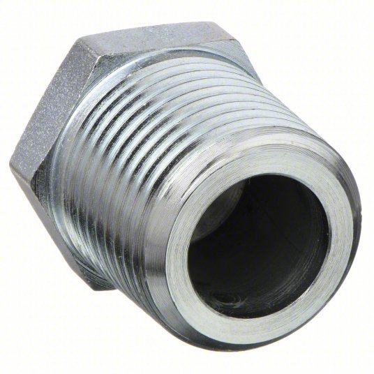 Parker 2 PH - S Hex Head Plug Carbon Steel, 1/8 in Fitting Pipe Size, Male NPT, 9/16 in Lg, 1/8 in - 27 Thread Size - KVM Tools Inc.KV1DGT7