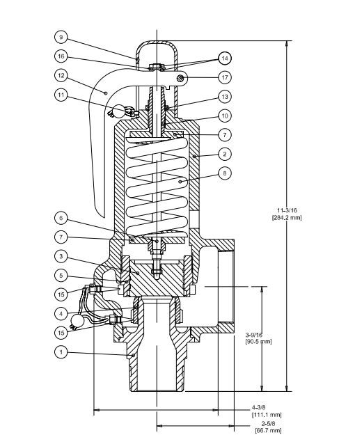 ATO SV Consolidated 1543H - 3 - 21 - LP1 - BR 1543 Safety Valve - KVM Tools Inc.KV1543H - 3 - 21 - LP1 - BR
