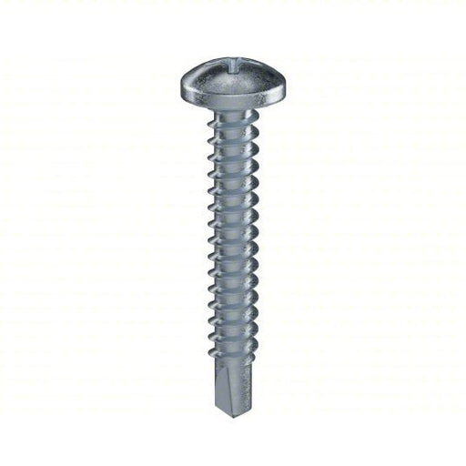 Fabory U31820.013.0100 Self Drilling Screw #6 Size, 1 in Lg, Steel, Zinc Plated, Pan, Phillips, 2 Drill Tip Type, 100 PK - KVM Tools Inc.KV2DU92