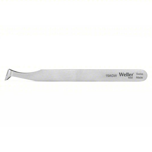 Erem 15AGW Precision Tweezers Carbon Steel, Point, 9.5 mm Tip Thick - KVM Tools Inc.KV31AD31