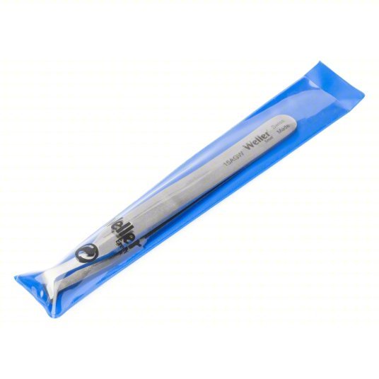 Erem 15AGW Precision Tweezers Carbon Steel, Point, 9.5 mm Tip Thick - KVM Tools Inc.KV31AD31
