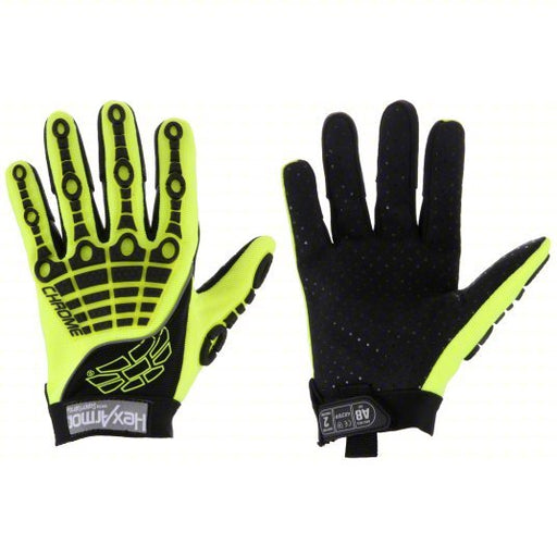 Hexarmor 4026 - M (8) Mechanics Gloves, Synthetic Leather with PVC Grip, TPR, 1 PR - KVM Tools Inc.KV15U497