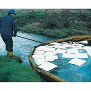 Brady ENV100 Sorbent Pad 42 oz Volume Absorbed Per Pad, Polypropylene, White, Bale, 100 PK - KVM Tools Inc.KV1HUA8