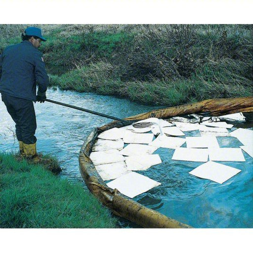 Brady ENV100 Sorbent Pad 42 oz Volume Absorbed Per Pad, Polypropylene, White, Bale, 100 PK - KVM Tools Inc.KV1HUA8