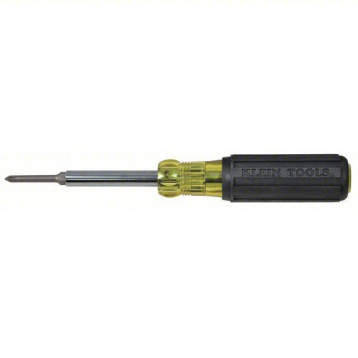 Klein 32559 Multi - Bit Screwdriver #1/1/4 in/#2/3/16 in/5/16 in Tip Size, 4 Tips, 9 in Overall Lg - KVM Tools Inc.KV15W143