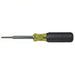 Klein 32559 Multi - Bit Screwdriver #1/1/4 in/#2/3/16 in/5/16 in Tip Size, 4 Tips, 9 in Overall Lg - KVM Tools Inc.KV15W143
