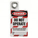 Brady 105723 Danger Tag Do Not Operate, Vinyl, Write - On Surface, English - KVM Tools Inc.KV15Y641